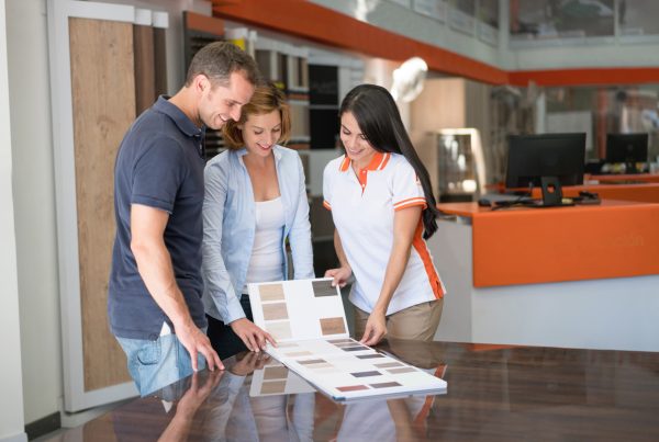 people viewing centricity showroom