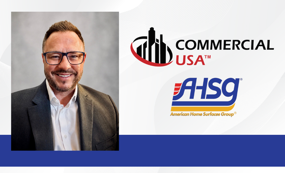 Brian Preuss with Commercial USA and AISG logos